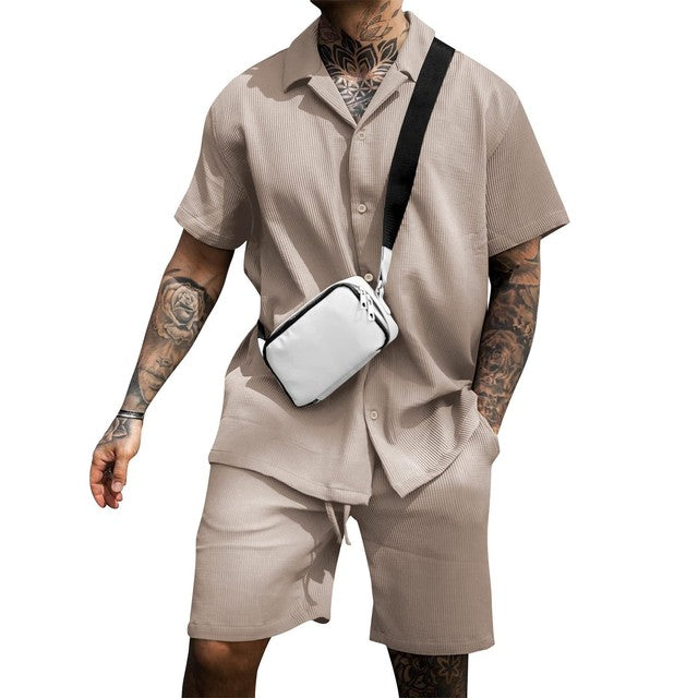 Hasso - Herren Sommer Set - Lässig - Vielseitiges Design - Ideal für Sommer