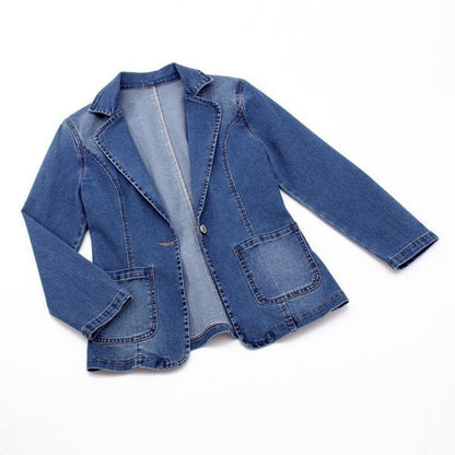 Frances - Denim Blazer - Schick/Elegant - Modisch - Ideal für Herbst/Winter