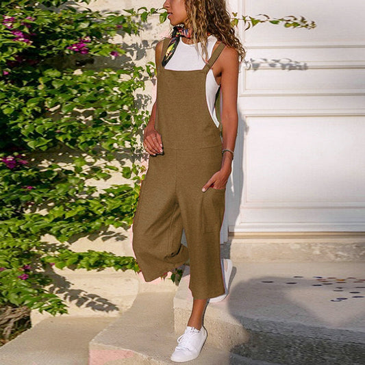 Floria - Overall - Boho - Moderner Stil / Einzigartiger Druck - Ideal für Sommer