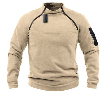 Gildo - Fleecepullover - Sport & Freizeit - Dunkelgrau, Hochleistungsstoff - Ideal für Herbst