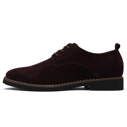 Lässige Wildleder Oxford-Schuhe mit Schnürsenkeln für Herren | Perfekt für legere Tage