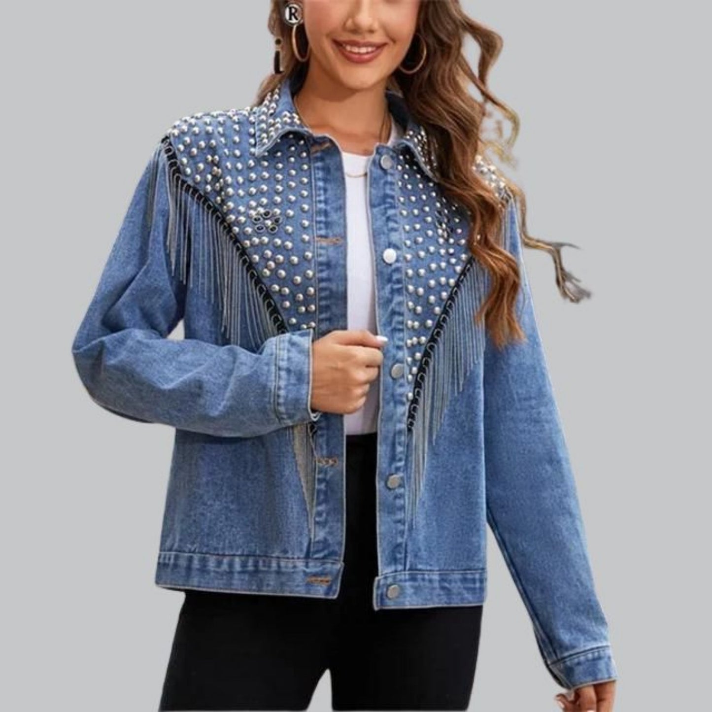 Nena - Denim Jacket - Klassisch - Modisch - Ideal für Herbst/Winter