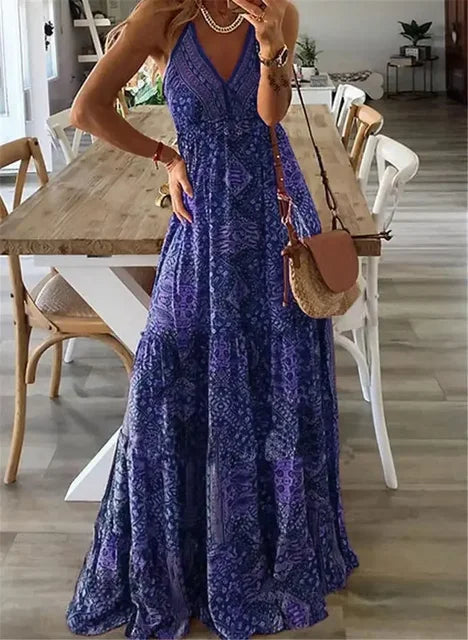 Nadine - Langes Kleid - Boho - Materialien - Ideal für den Sommer