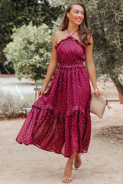 Lennie - Sommerkleid - Elegant - Rot / Vielseitiges Design - Ideal für Sommer