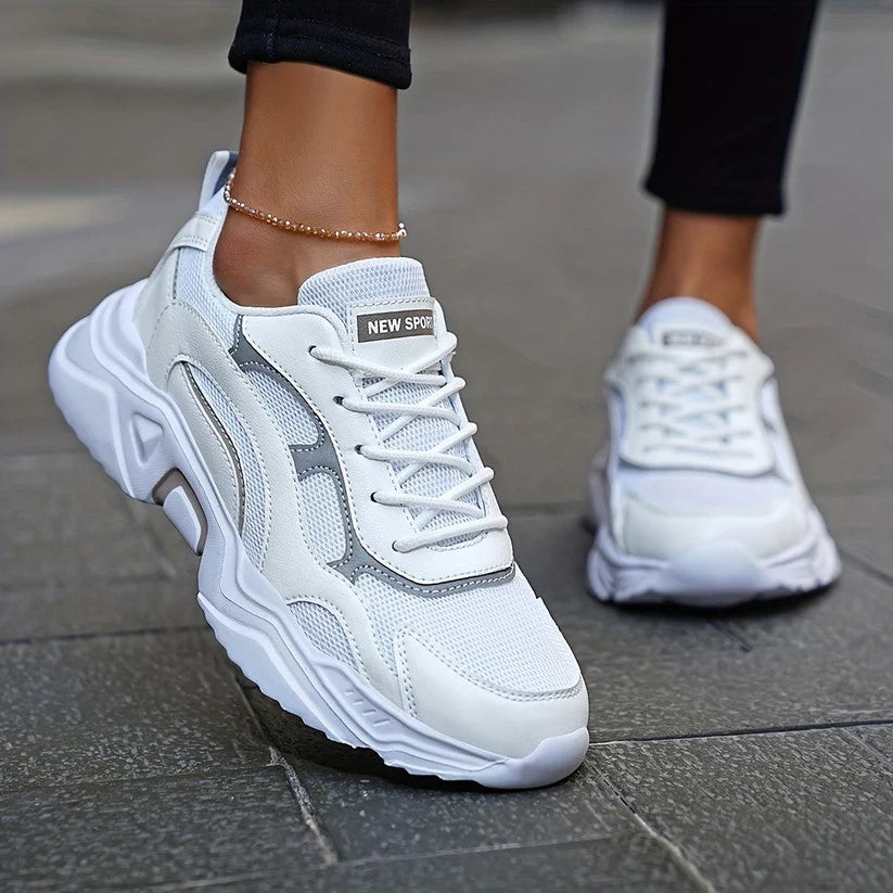 Trendy Modische Plattform-Chunky Sneakers für Damen | Perfekt für den Alltag