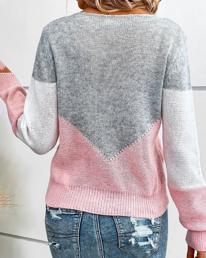 Ellinor - Pullover - Schick/Elegant - Grau / Vielseitiges Design - Alltagstauglich