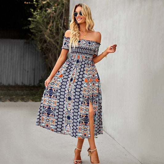 Rosmara - Midikleid - Boho - Moderner Stil - Ideal für den Frühling