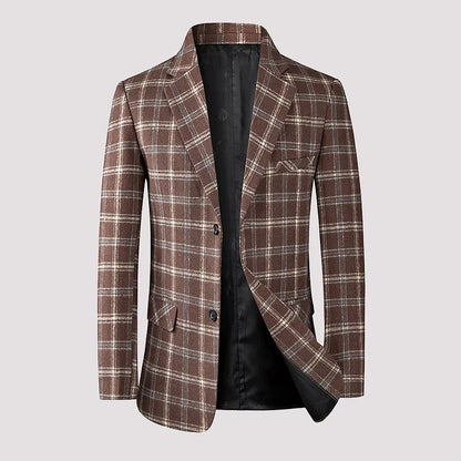 Kurt - Lässiger Karo-Blazer für Männer