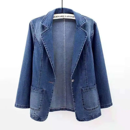 Frances - Denim Blazer - Schick/Elegant - Modisch - Ideal für Herbst/Winter