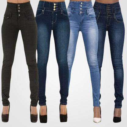 Tiina - Bequeme Denim-Jeans mit hoher Taille