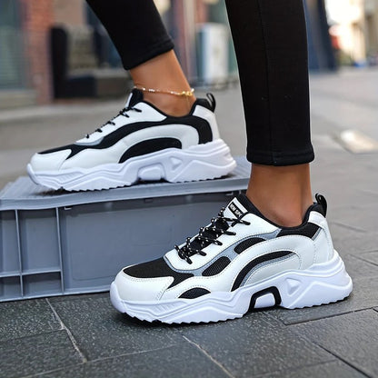 Trendy Modische Plattform-Chunky Sneakers für Damen | Perfekt für den Alltag