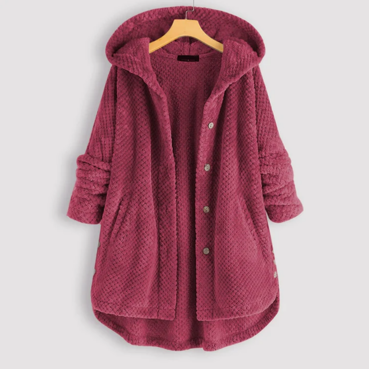 Jennie - Fleecejacke mit Kapuze - Lässig - Komfortabel - Ideal für Herbst/Winter