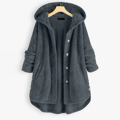 Jennie - Fleecejacke mit Kapuze - Lässig - Komfortabel - Ideal für Herbst/Winter