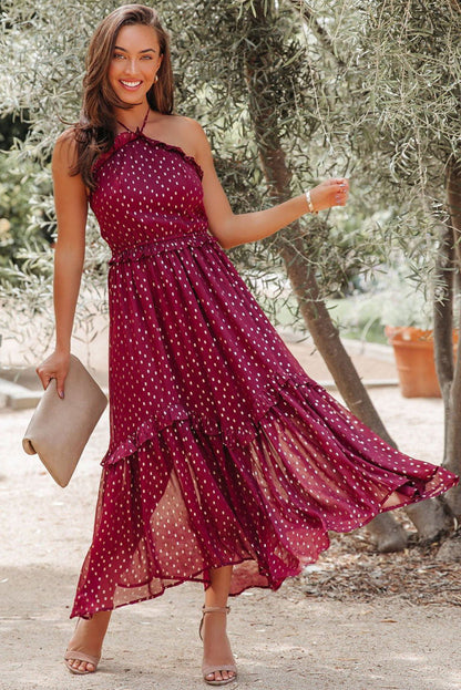 Lennie - Sommerkleid - Elegant - Rot / Vielseitiges Design - Ideal für Sommer