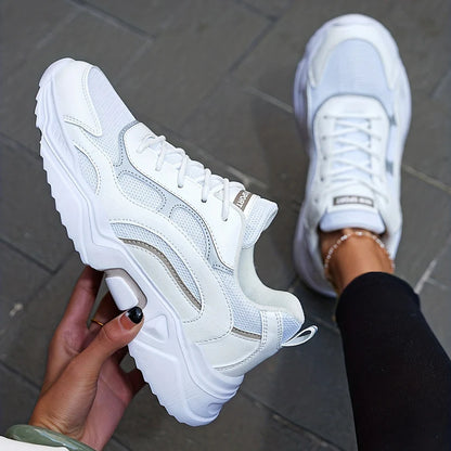 Trendy Modische Plattform-Chunky Sneakers für Damen | Perfekt für den Alltag