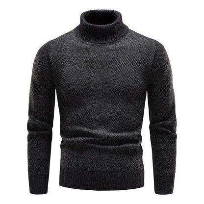 Ziska - Rollkragenpullover - Elegant - Schwarz / Luxuriöses Material - Ideal für Herbst