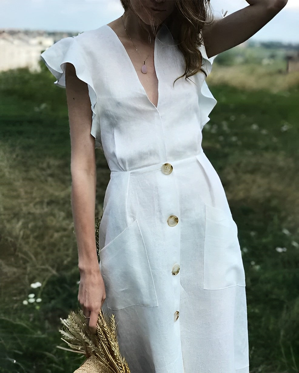 Mara - Vintage-Kleid mit Rüschen