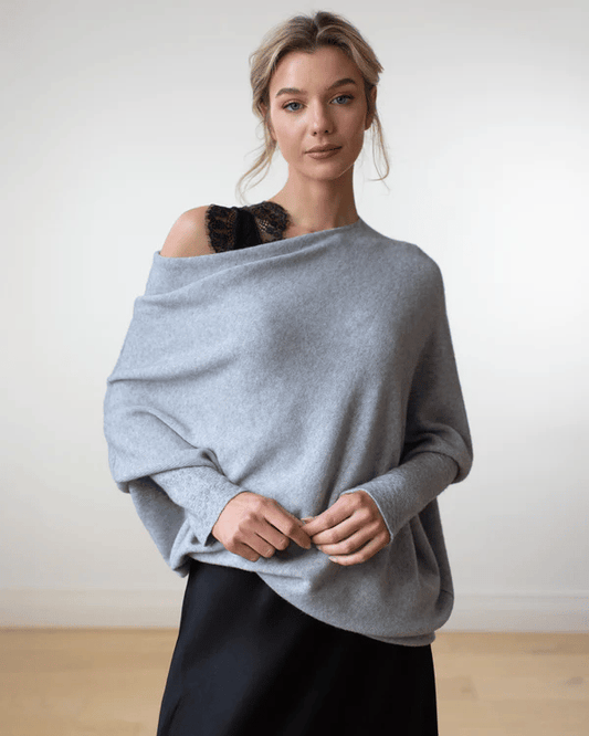 Schulterfreier Pullover Für Damen