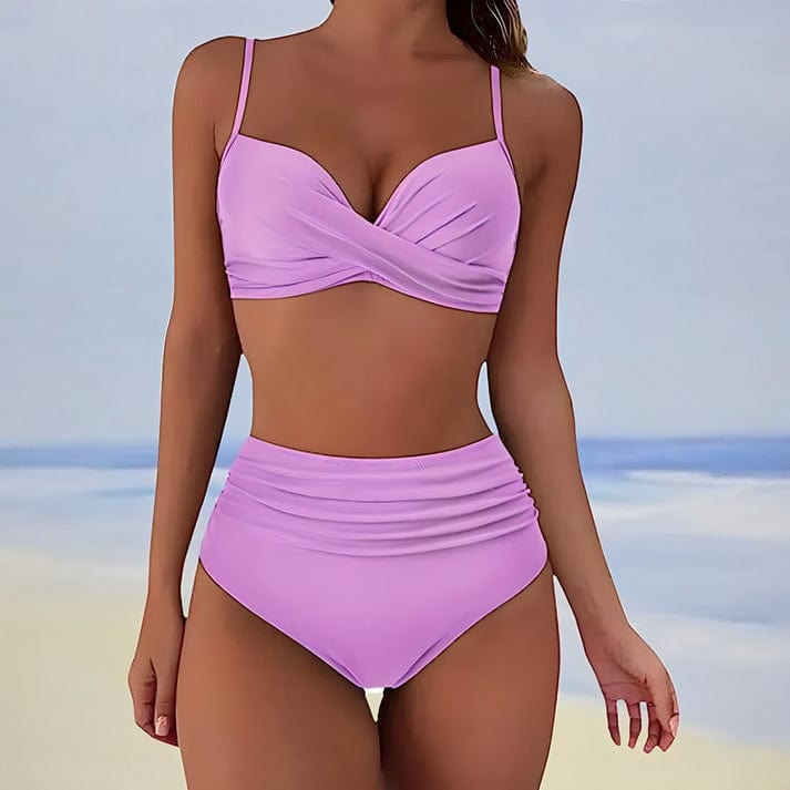 Zelinda - Bikini-Set mit hoher Taille für Frauen