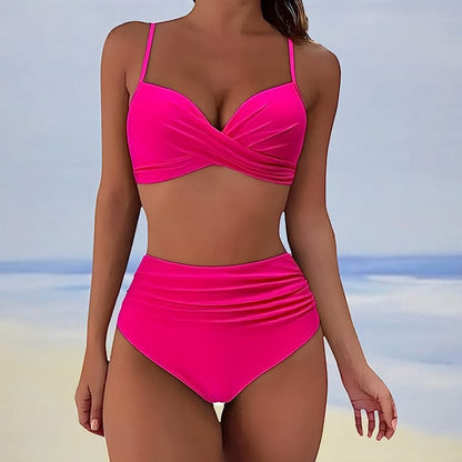 Zelinda - Bikini-Set mit hoher Taille für Frauen