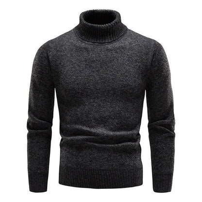 Eleganter Turtleneck Fleecepullover für Herren | Ideal für den Winter