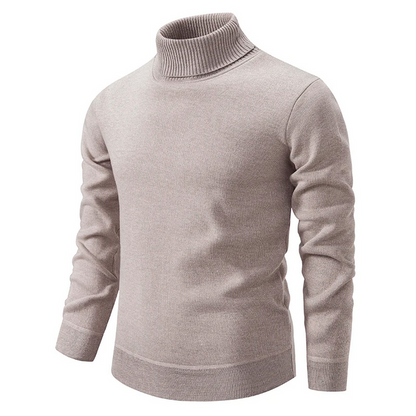 Lässiger Wollstrick-Turtleneck-Pullover Für Herren | Ideal für den Winter