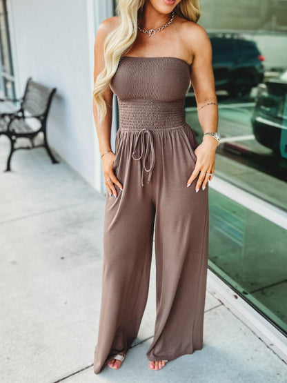 Oliva - Off-Shoulder Jumpsuit