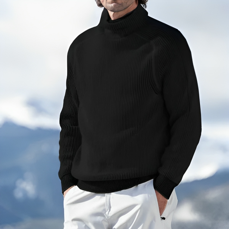 Lässiger Cord-Turtleneck-Pullover Für Herren | Ideal für den Winter