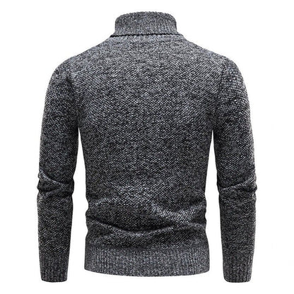 Eleganter Turtleneck Fleecepullover für Herren | Ideal für den Winter