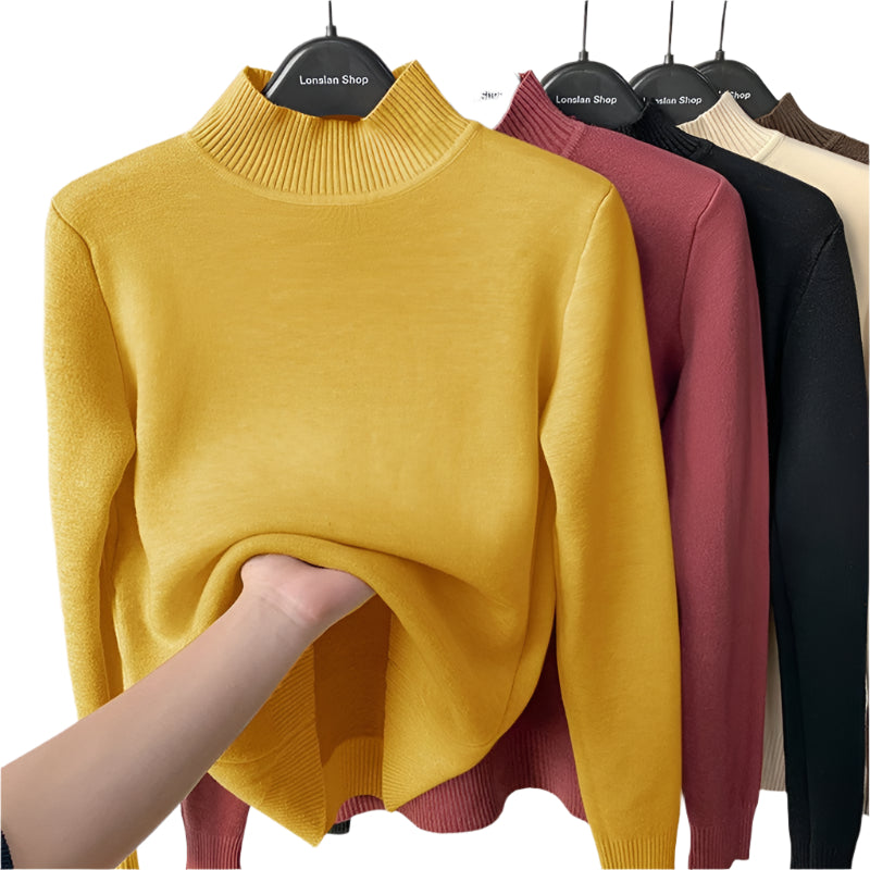 Weicher Turtleneck Strickpullover Für Damen | Ideal für den Winter