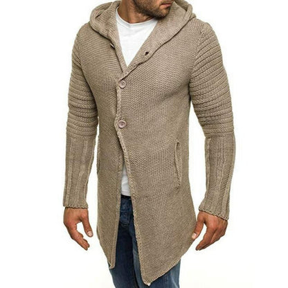 Andrew - Lange Strickjacke mit Kapuze - Casual - Made for Comfort - Ideal für Herbst/Winter