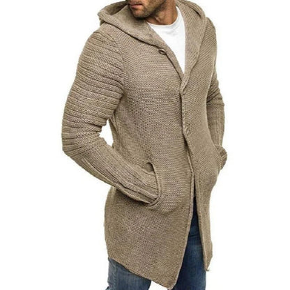 Andrew - Lange Strickjacke mit Kapuze - Casual - Made for Comfort - Ideal für Herbst/Winter