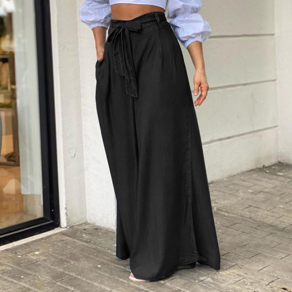 Gemma - Übergroße Denim-Hose mit weitem Bein