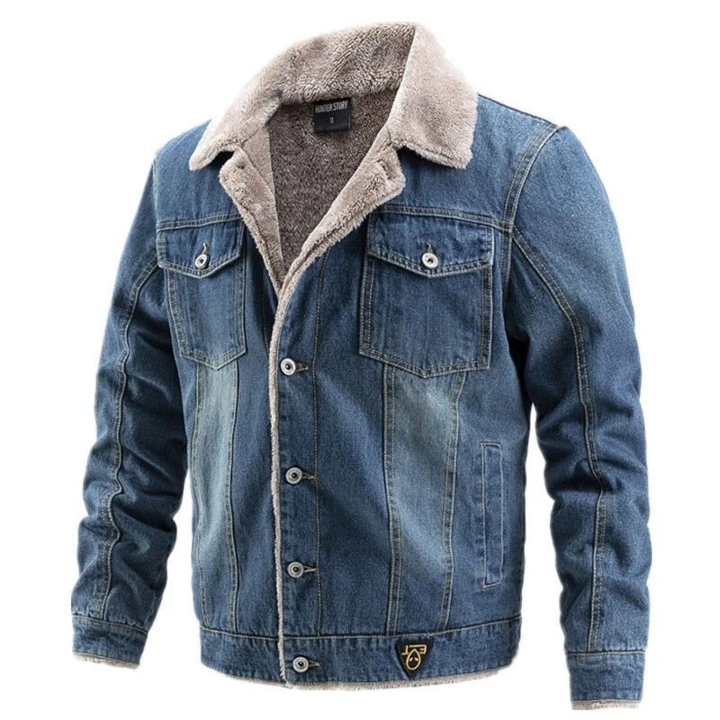 Saul - Denim Winter Jacket - Lässig - Trendy - Ideal für Herbst / Winter