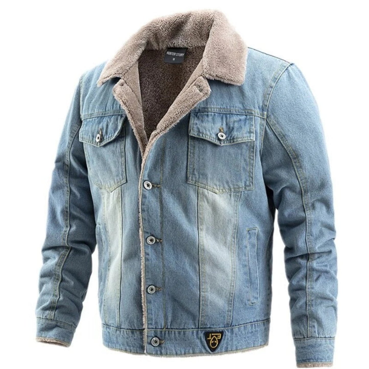 Saul - Denim Winter Jacket - Lässig - Trendy - Ideal für Herbst / Winter