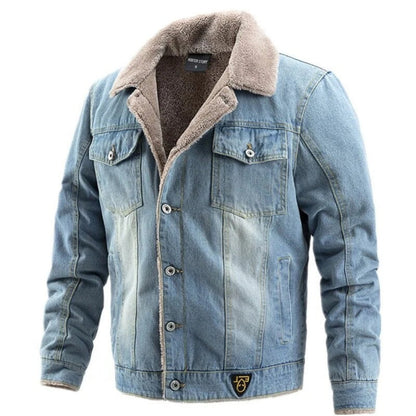 Saul - Denim Winter Jacket - Lässig - Trendy - Ideal für Herbst / Winter