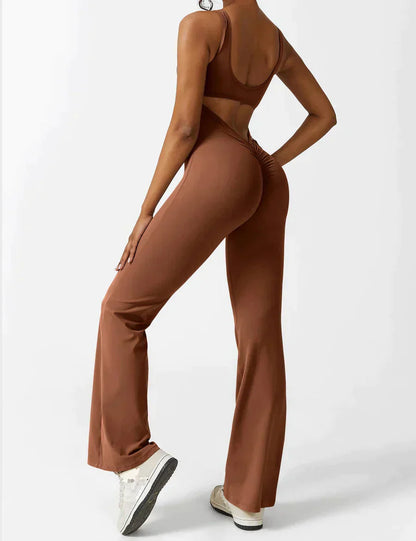 Jessika - Jumpsuit mit V-Ausschnitt