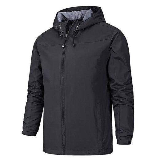 Moderne Dünne Softshelljacke mit Kapuze für Herren | Ideal für den Winter