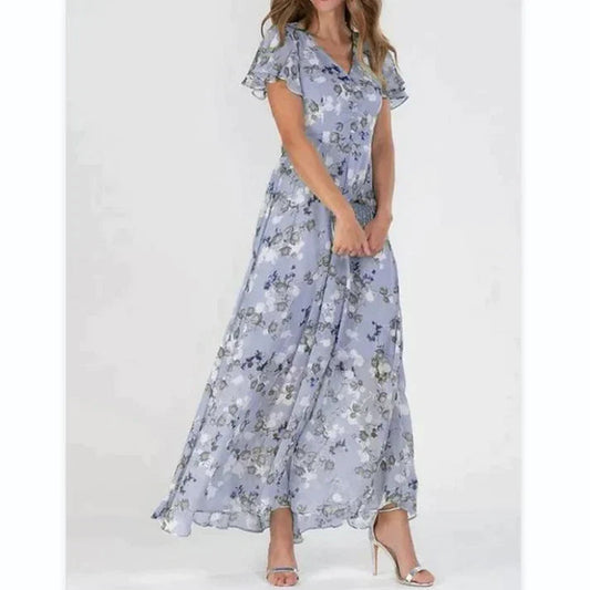 Quillara - Langes Kleid - Boho - Moderner Stil - Ideal für den Frühling