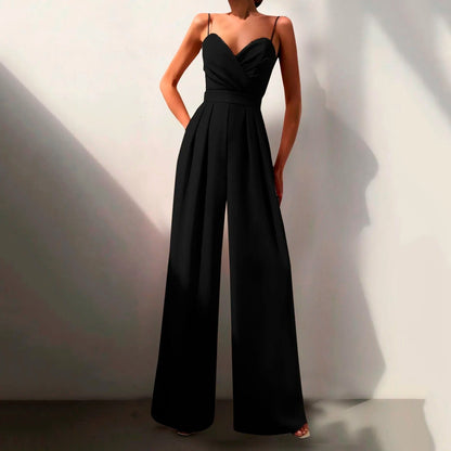 Orithia - Damen Sommer Eleganter Jumpsuit mit Vielseitigem Design